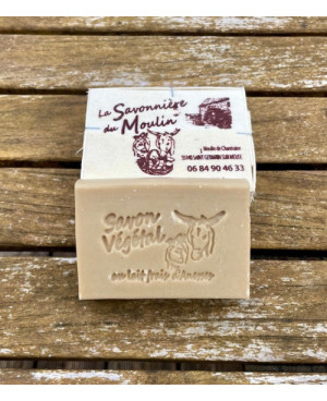 Savon Le Squam – 50 % Lait d’Ânesse Bio pour Peaux Sèches desquamation | La Savonnière du Moulin