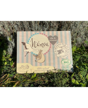Coffret Naissance Bébé au Lait d’Ânesse Bio | La Savonnière du Moulin