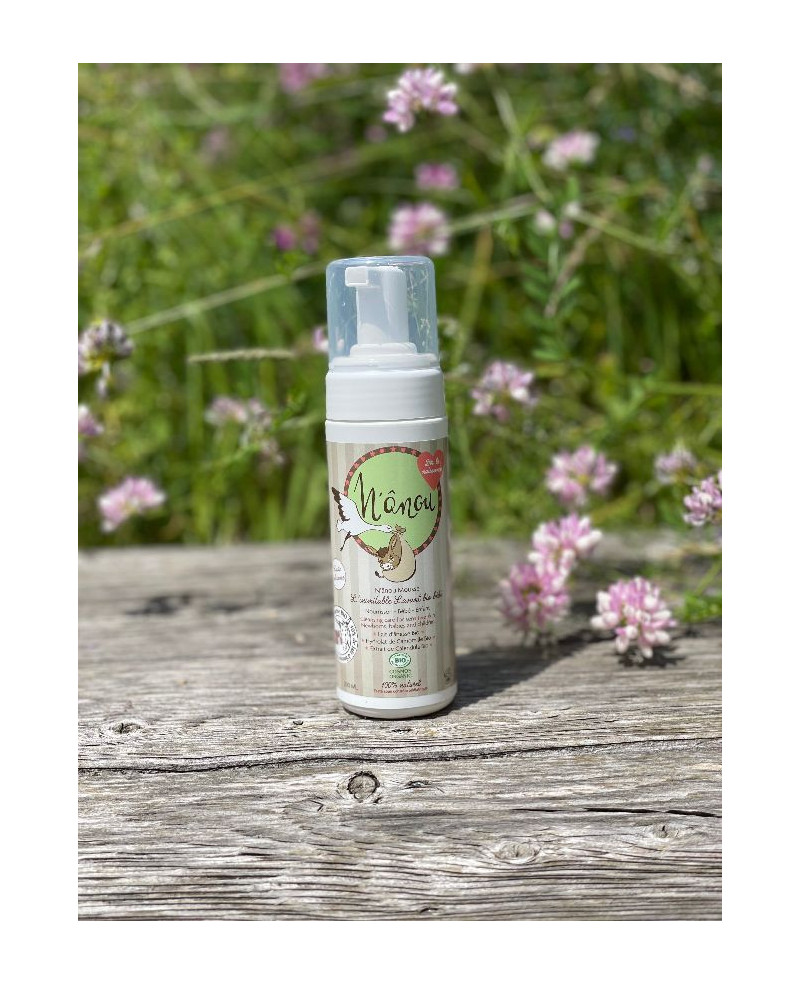 N’ânou Mousse Bébé – 30 % Lait d’Ânesse Bio | Lavant Bio Bébé N’ânou Mousse Bébé – 30 % Lait d’Ânesse Bio | Lavant Bio Bébé