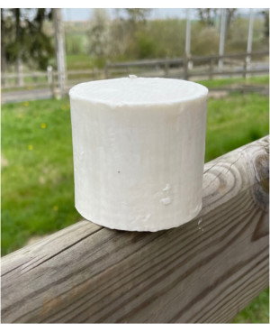 Recharge Savon à Raser Nature 200g – Lait d’Ânesse Bio Sans Parfum | La Savonnière du Moulin