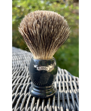 Blaireau Plisson Pur Blaireau Gris de Russie – Rasage Traditionnel