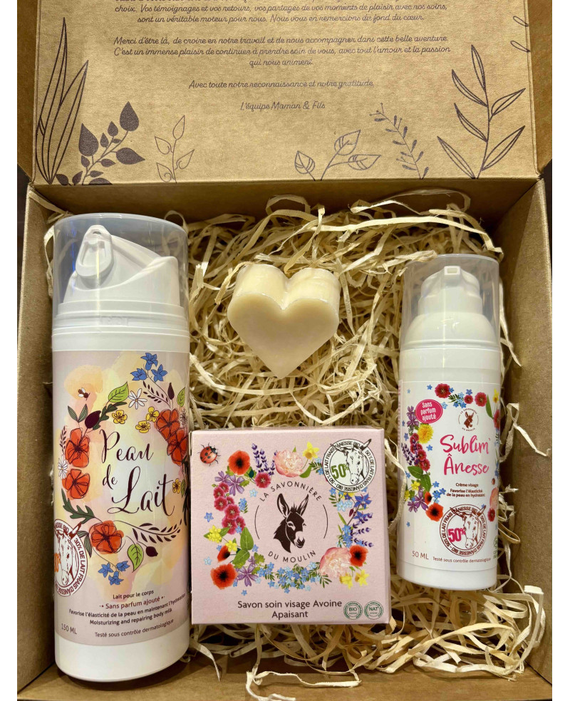 coffret noel nature peau sensible lait d anesse