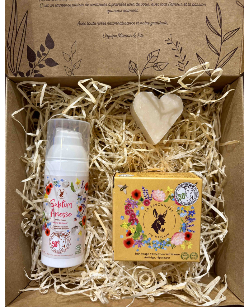 coffret visage lait d anesse anti âge